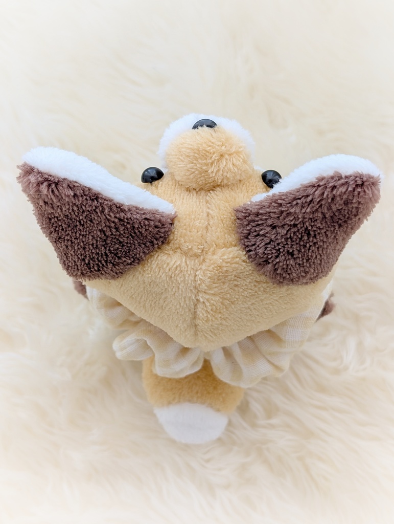 きつね着ぐるみ(10〜12cmぬい用)