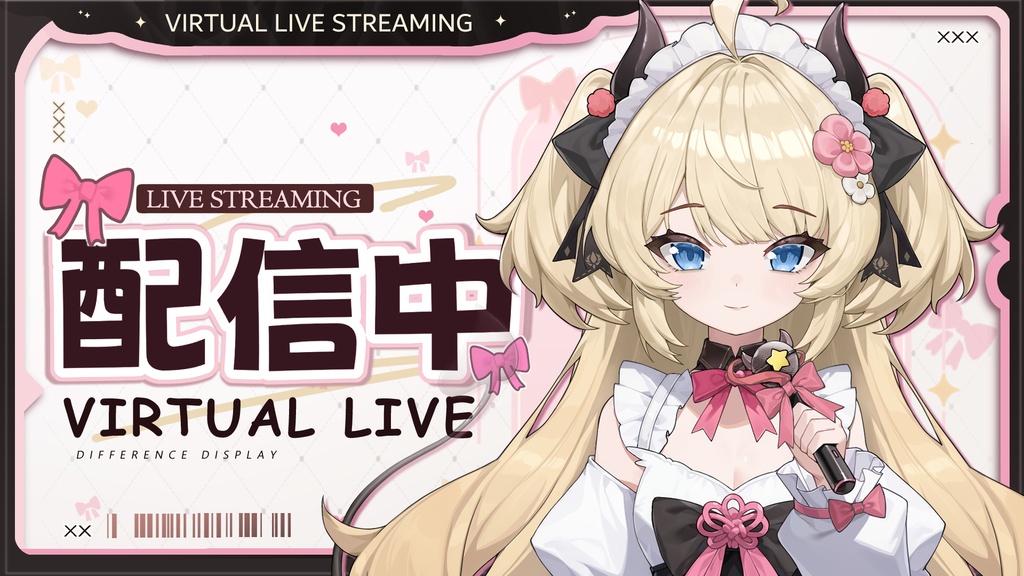 【Live2Dモデル】_VTS専用_金髪の小悪魔