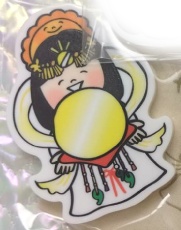 あまてらすさんの手鏡＆ミニ巾着セット【小】