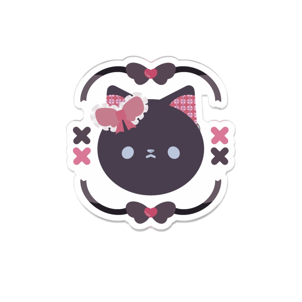 もょんシンボルあくりるばっじ！にゃん！