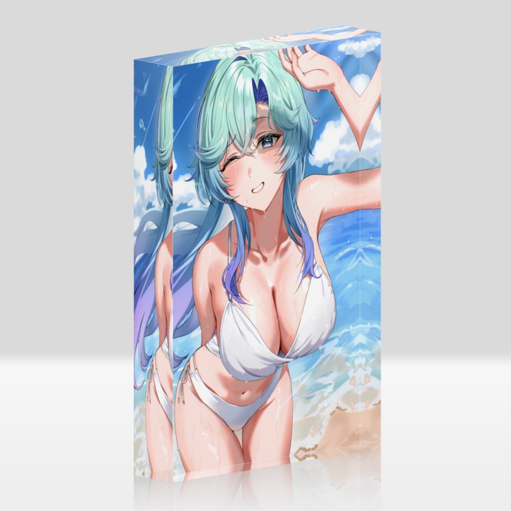 夏のめよちゃんアクリルブロック(修正)