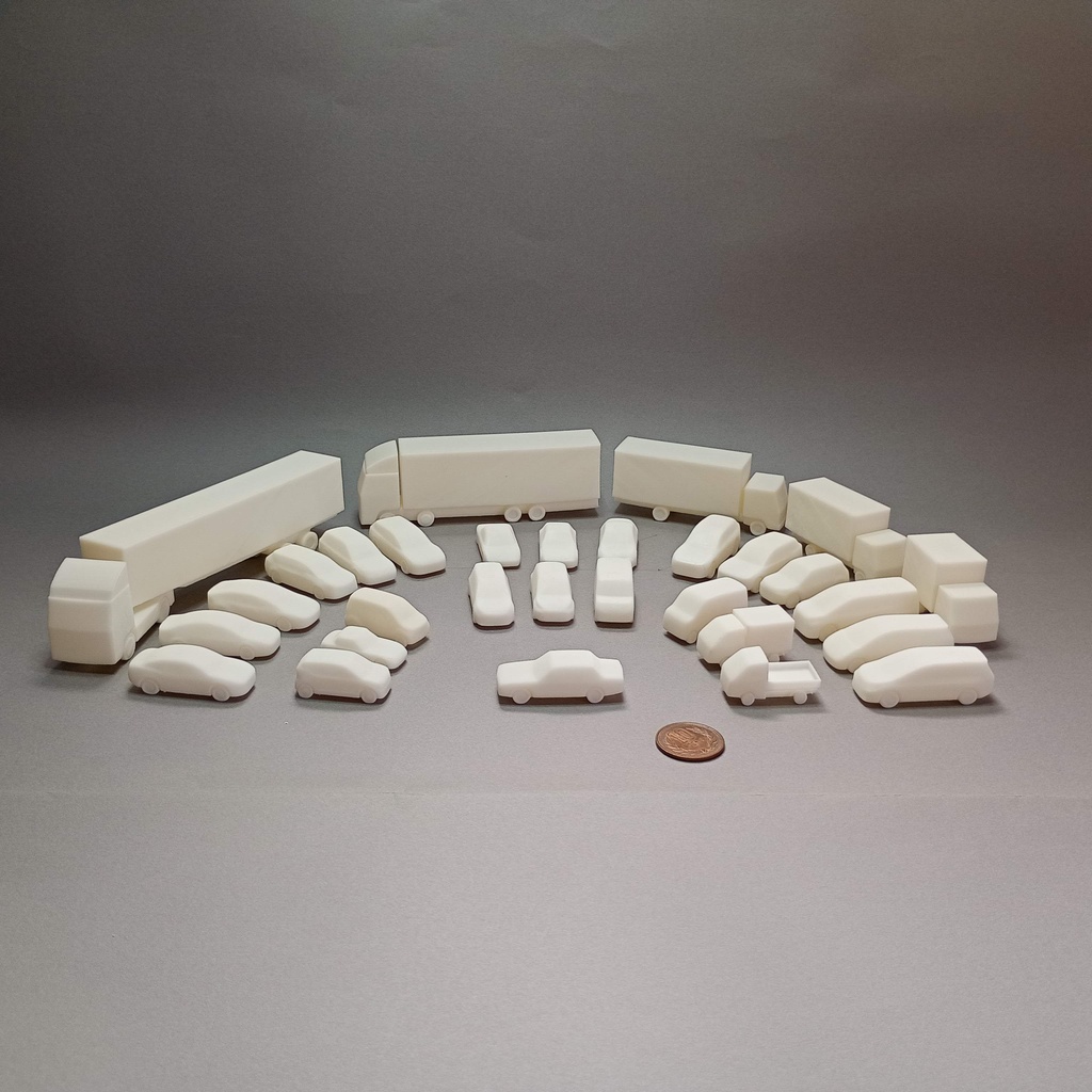 建築模型用 添景3Dデータ:スポーツカー3台セット(Pack 01) 3D Staffage Data for Architectural Scale Models: Sports Cars 3-Piece Set (Pack 01)