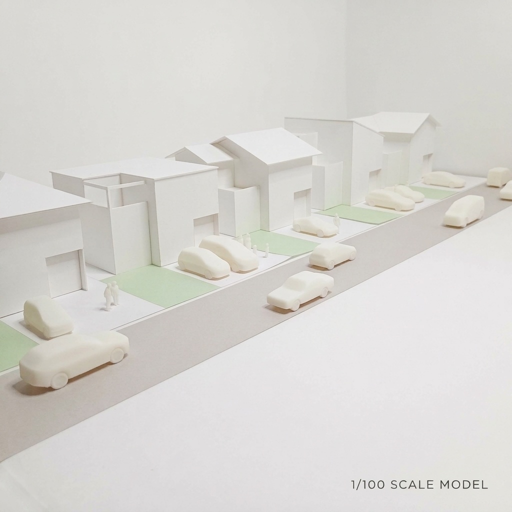 建築模型用 添景3Dデータ:スポーツカー3台セット(Pack 01) 3D Staffage Data for Architectural Scale Models: Sports Cars 3-Piece Set (Pack 01)