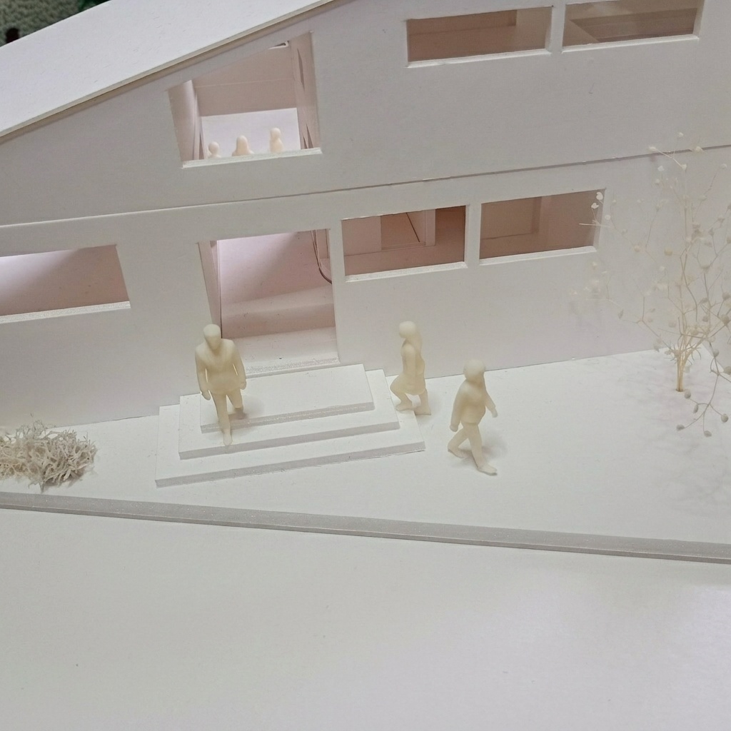 建築模型用 添景3Dデータ(1/50):ビジネスウーマンA(5ポーズセット) 1/50 Scale 3D Staffage Data for Architectural Scale Models: Businesswoman A (Set of 5 Poses)