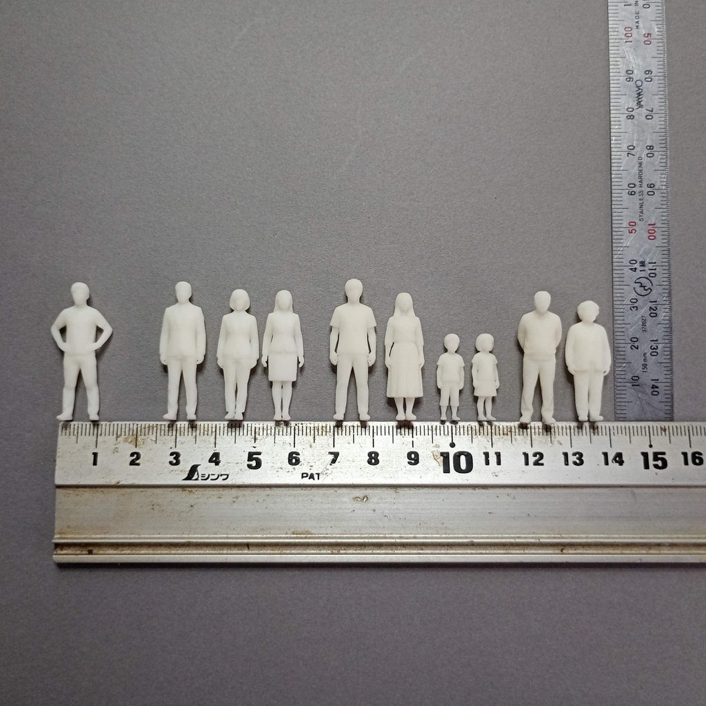 建築模型用 添景3Dデータ(1/50):ビジネスウーマンA(5ポーズセット) 1/50 Scale 3D Staffage Data for Architectural Scale Models: Businesswoman A (Set of 5 Poses)