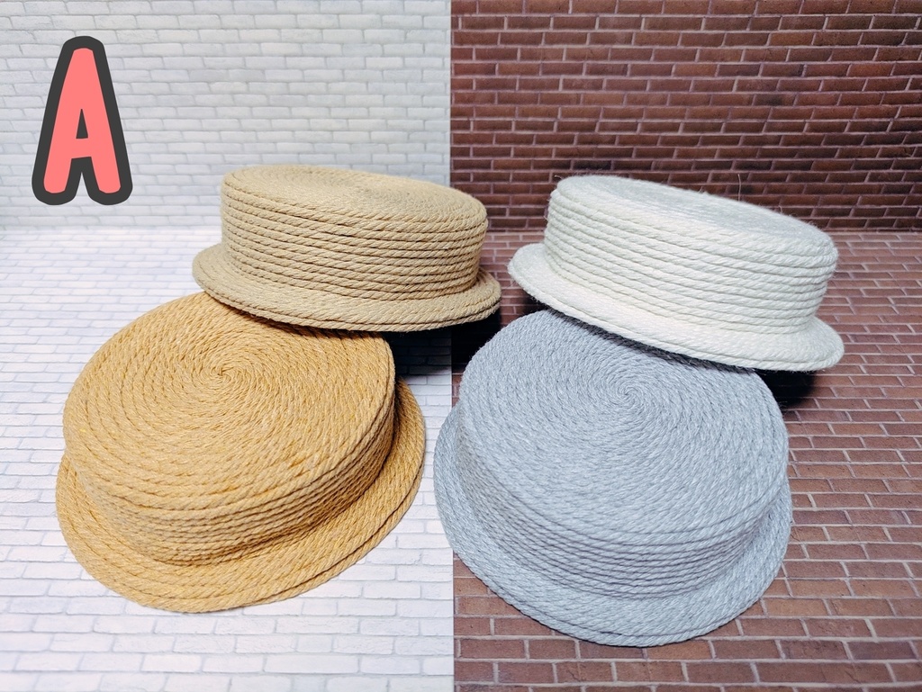 カンカン帽(15cmぬい)