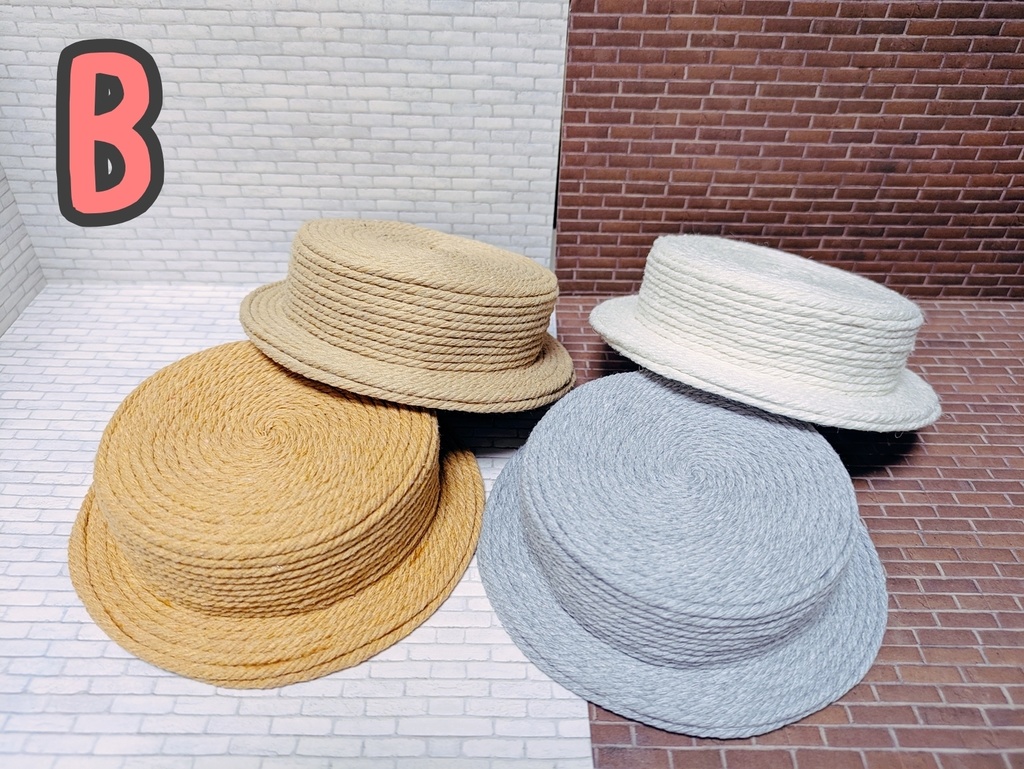 カンカン帽(15cmぬい)