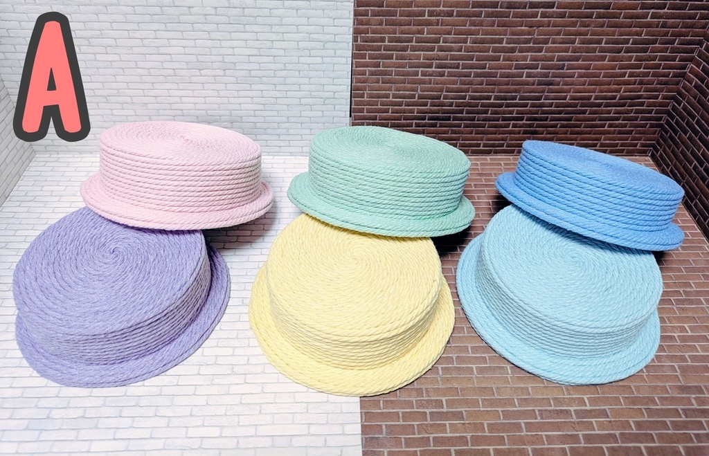 カンカン帽(15cmぬい)