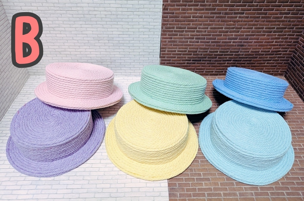 カンカン帽(15cmぬい)