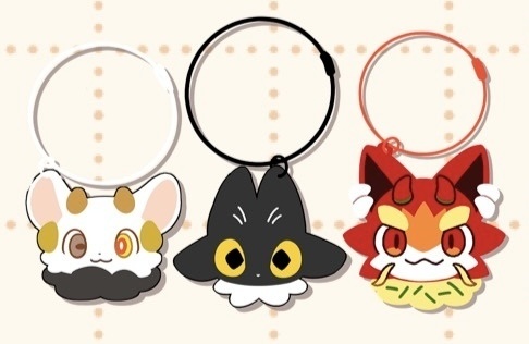 ふちなしアクリルキーリング