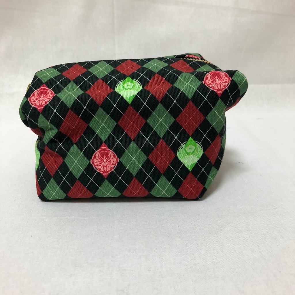 古備前アーガイル キャラメルポーチ