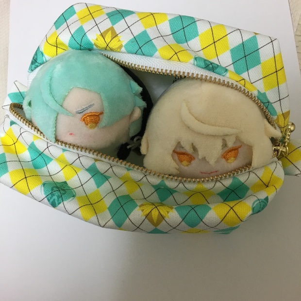 古備前アーガイル キャラメルポーチ