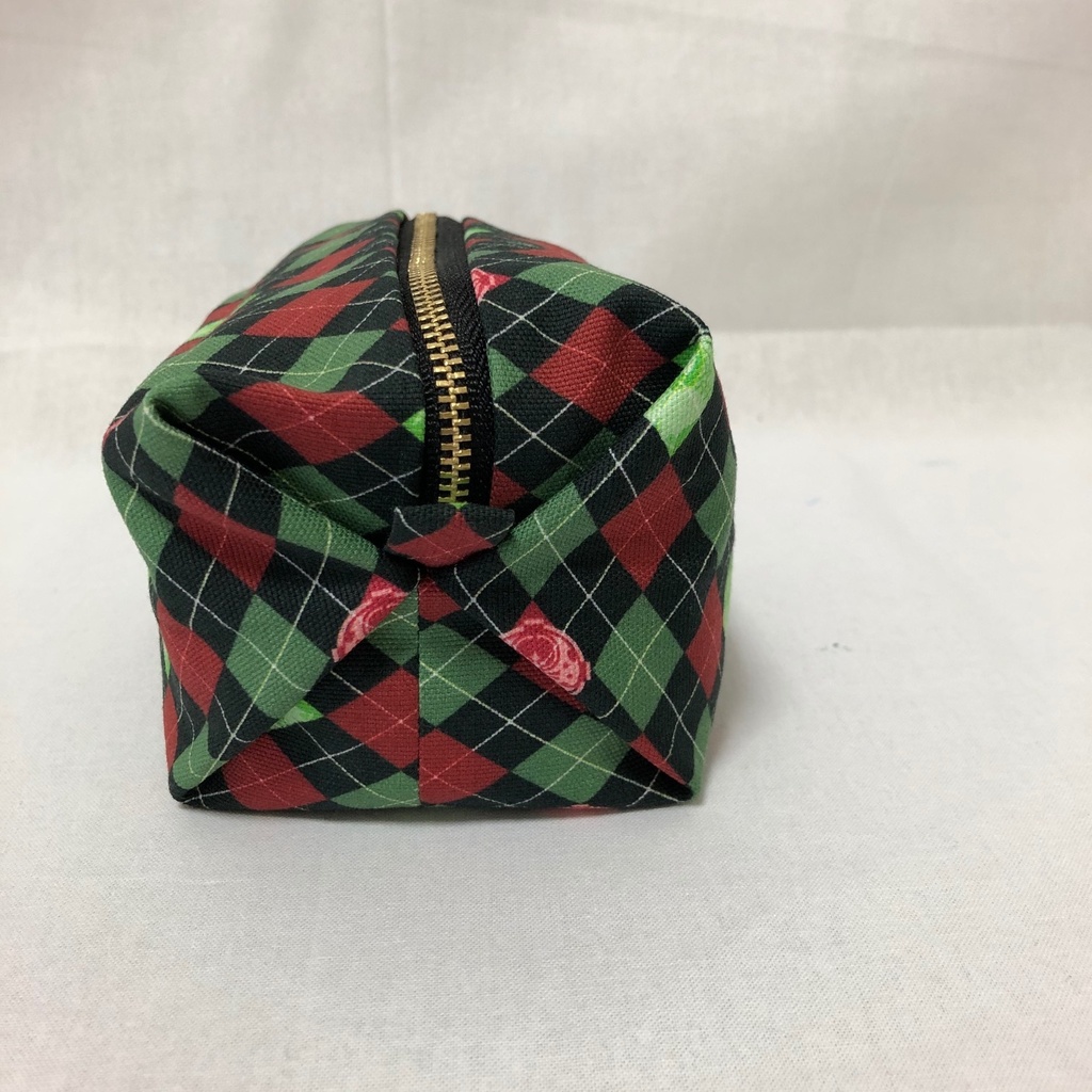 古備前アーガイル キャラメルポーチ