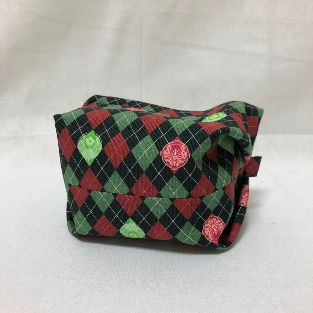 古備前アーガイル キャラメルポーチ