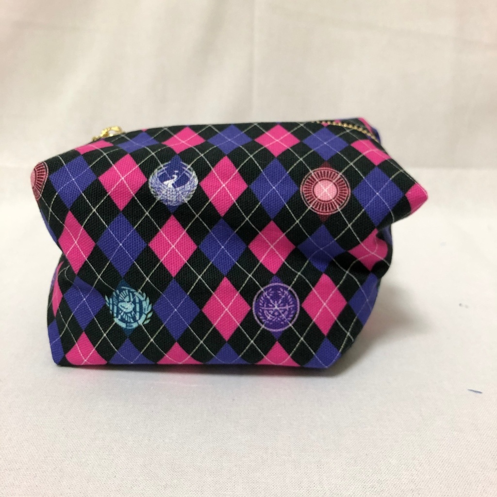 伊達アーガイル キャラメルポーチ