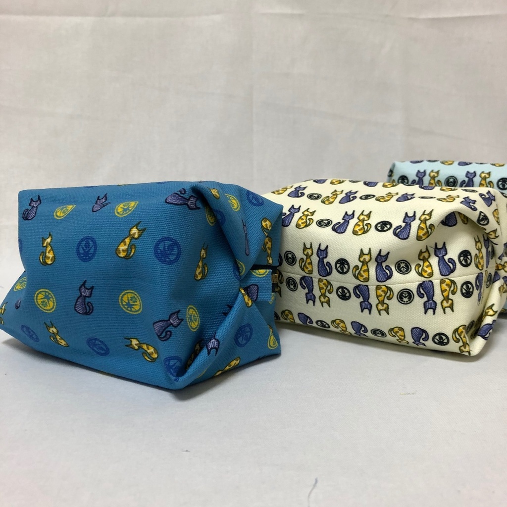 三池ネコ キャラメルポーチ