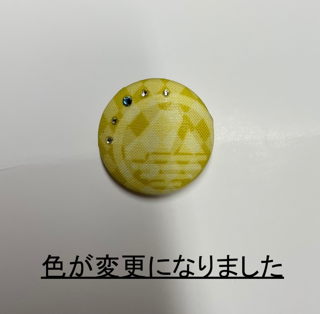 くるみボタンのヘアゴム〈刀剣乱舞〉