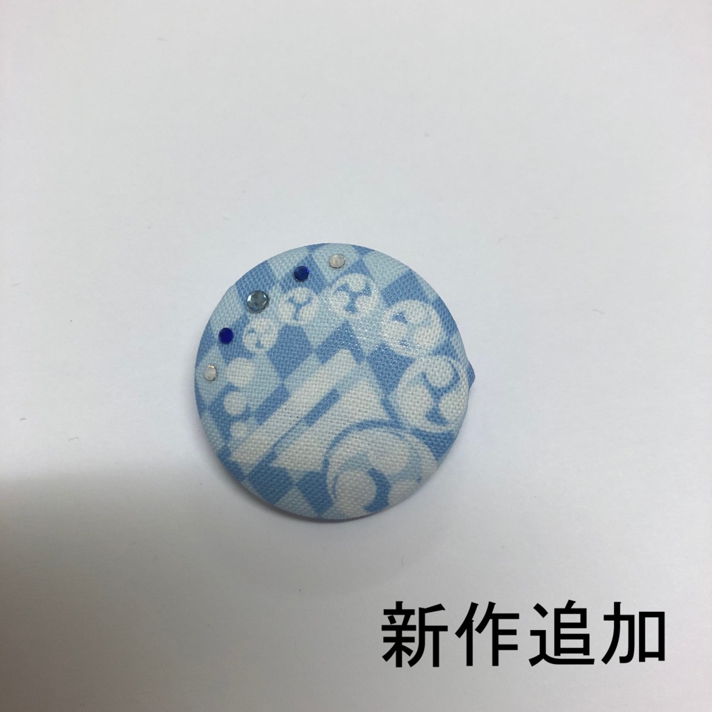 くるみボタンのヘアゴム〈刀剣乱舞〉