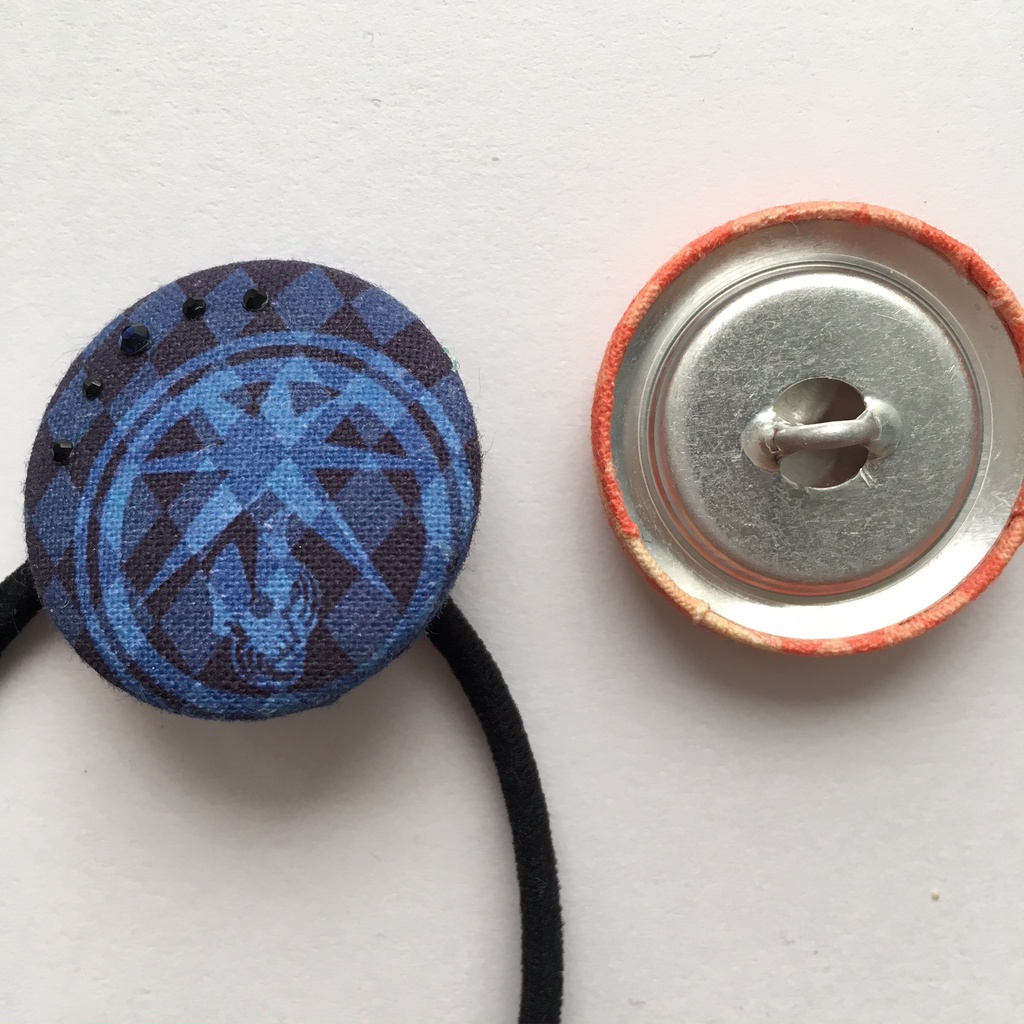 くるみボタンのヘアゴム〈刀剣乱舞〉