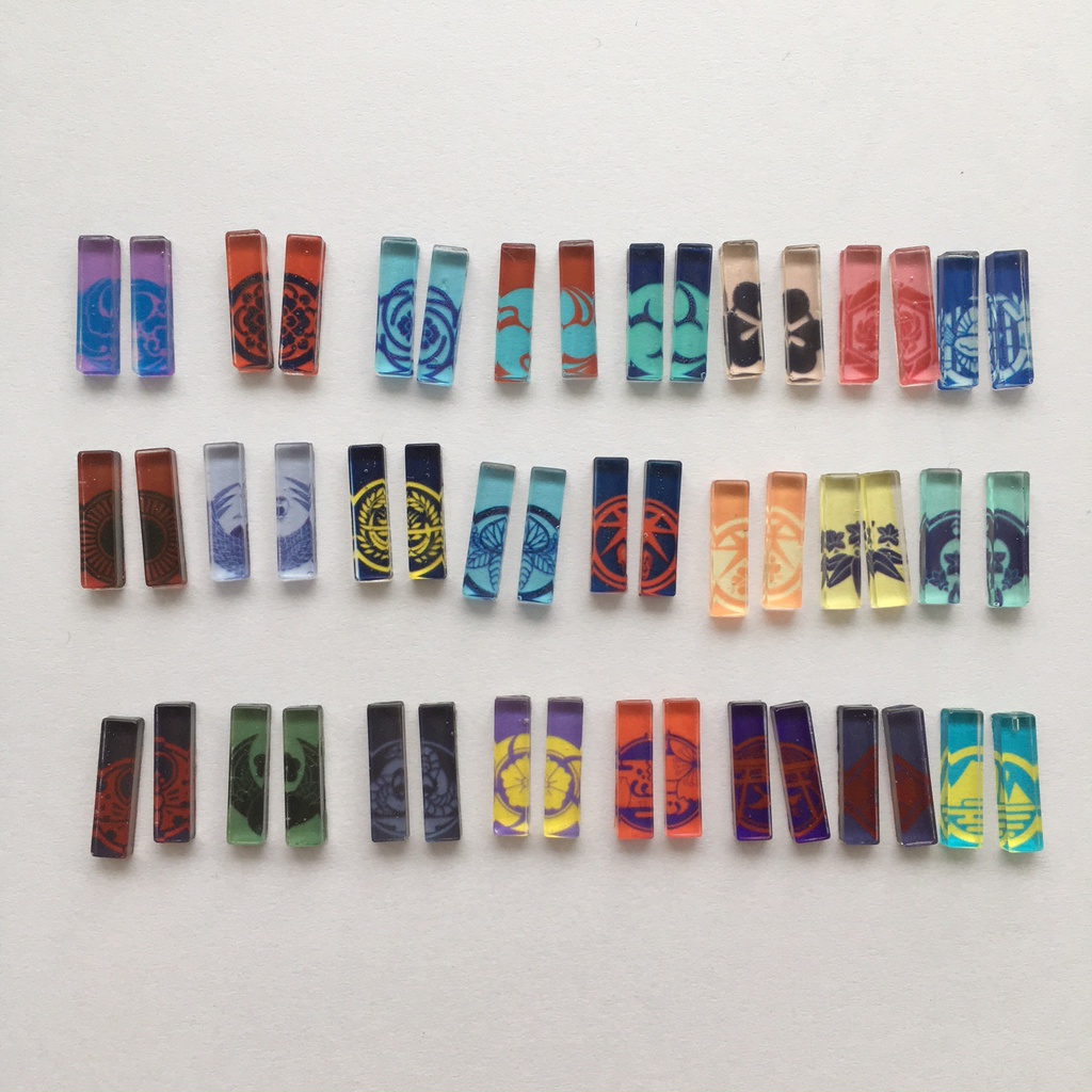 刀紋ピアス/イヤリング〈長方形〉➀※1セット=両耳です※