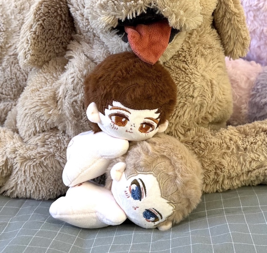 10 cm Seb & Omi lay-down plushiesうつぶせタイプぬいぐるみ