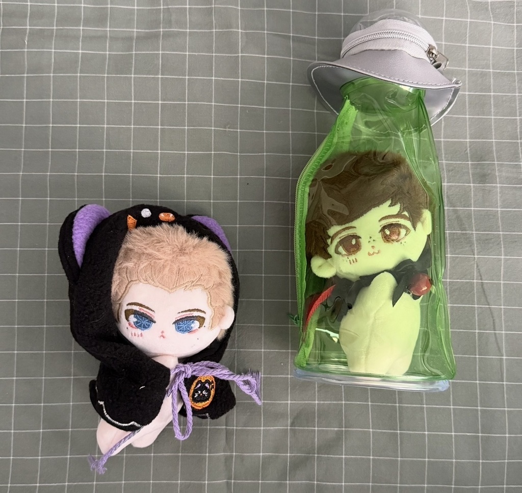 10 cm Seb & Omi lay-down plushiesうつぶせタイプぬいぐるみ