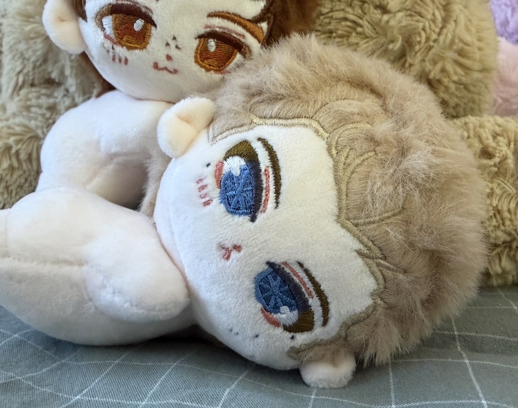 10 cm Seb & Omi lay-down plushiesうつぶせタイプぬいぐるみ