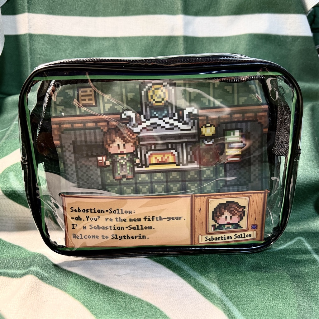 SebのPVCクリアドールバッグ