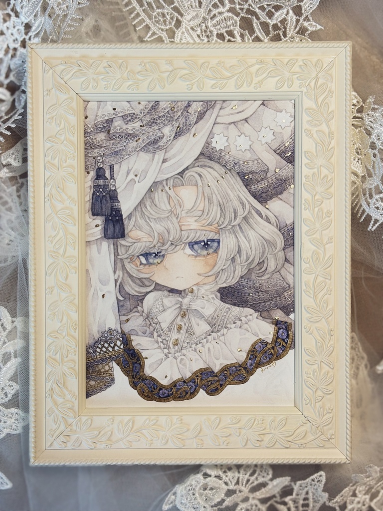 透明水彩原画｢hide me｣