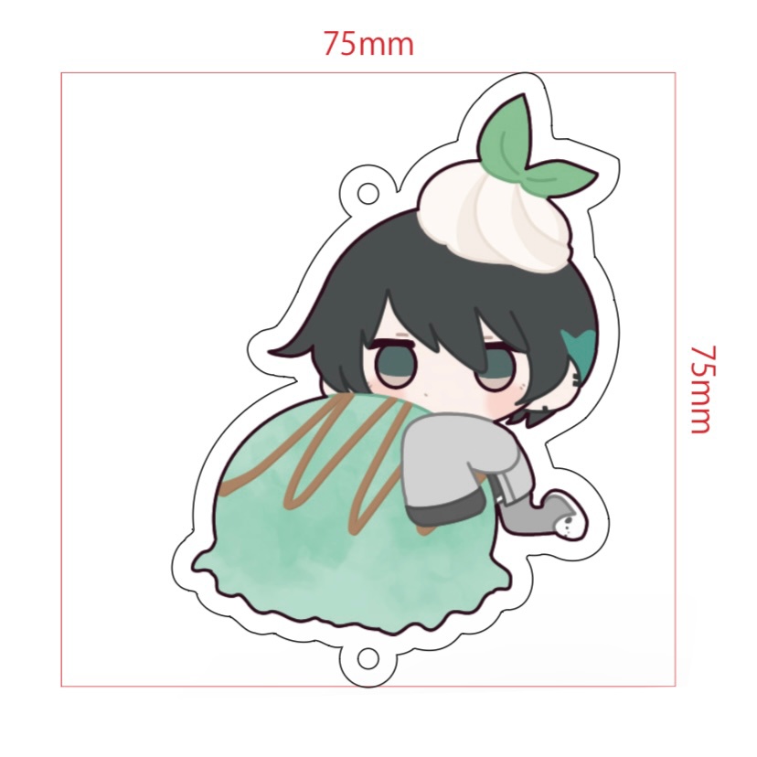 【非公式】メッシャーズつながるアクリルキーホルダー【受注生産】