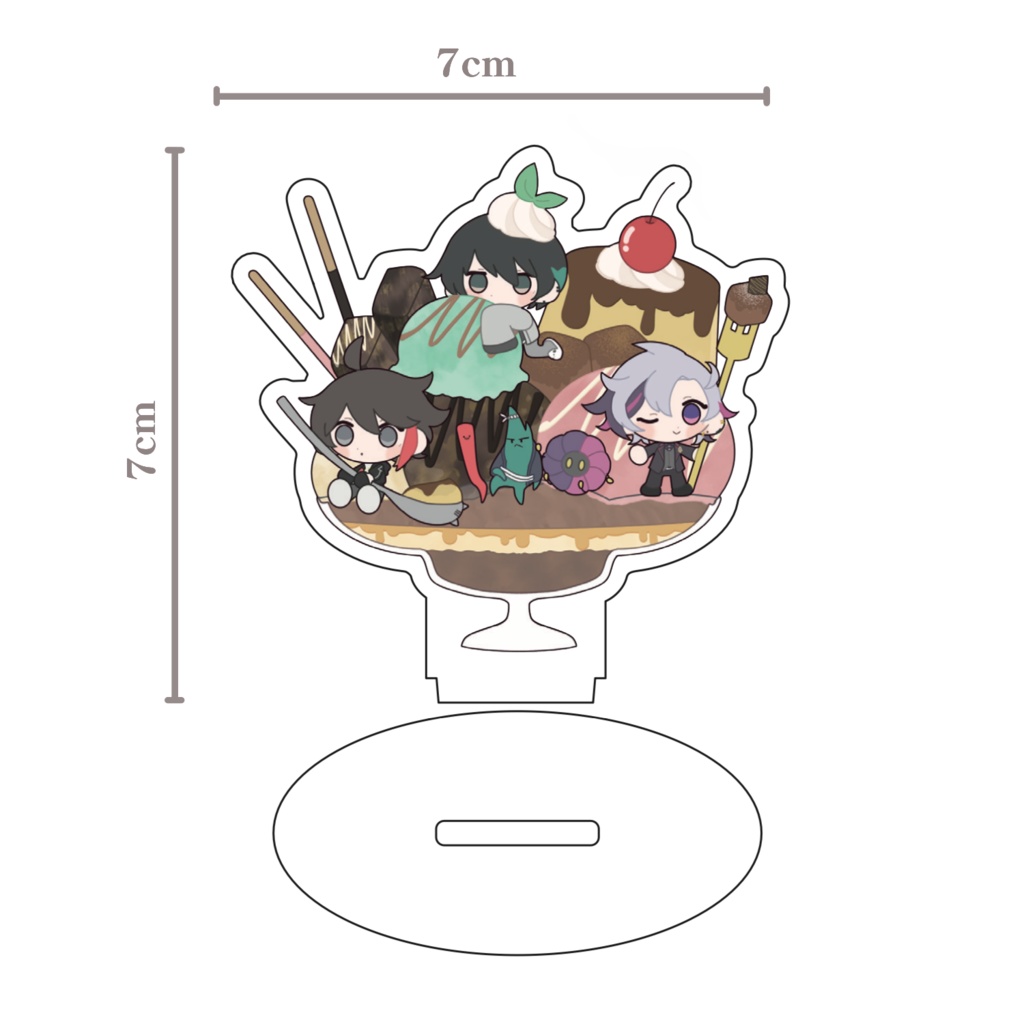 【非公式】メッシャーズアクリルスタンド【受注生産】