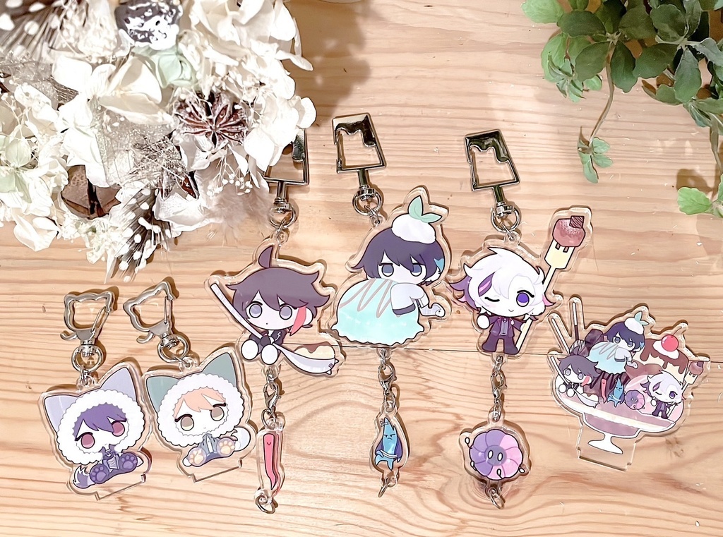 【非公式】咎人アクリルキーホルダー(スタンド付き)【受注生産】