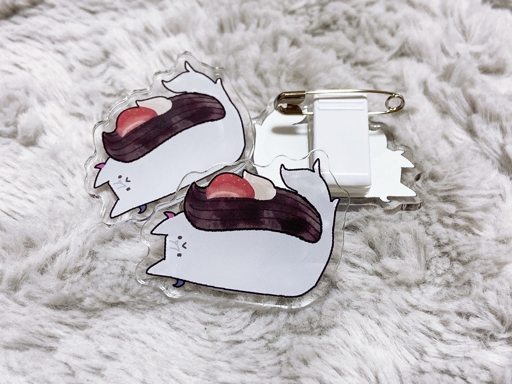 【にじそうさく08】アクリルバッジ