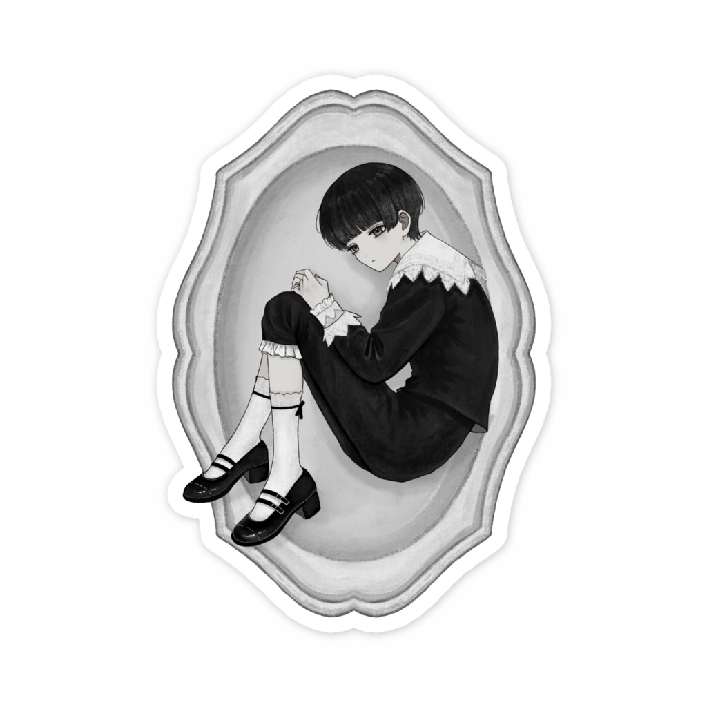 灯骨ヒトステッカー