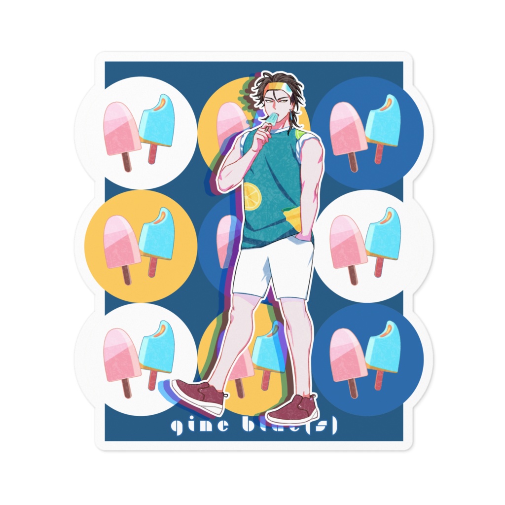 【オリジナル】サマーポップ【ステッカー】
