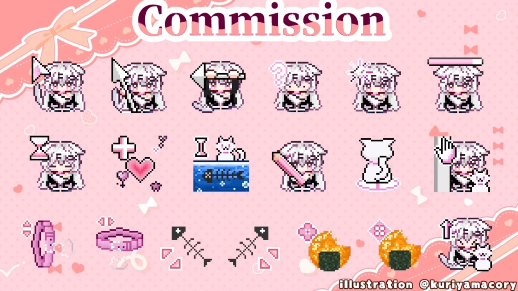 【無料配布】御手洗こもる / アニメーション付マウスカーソル