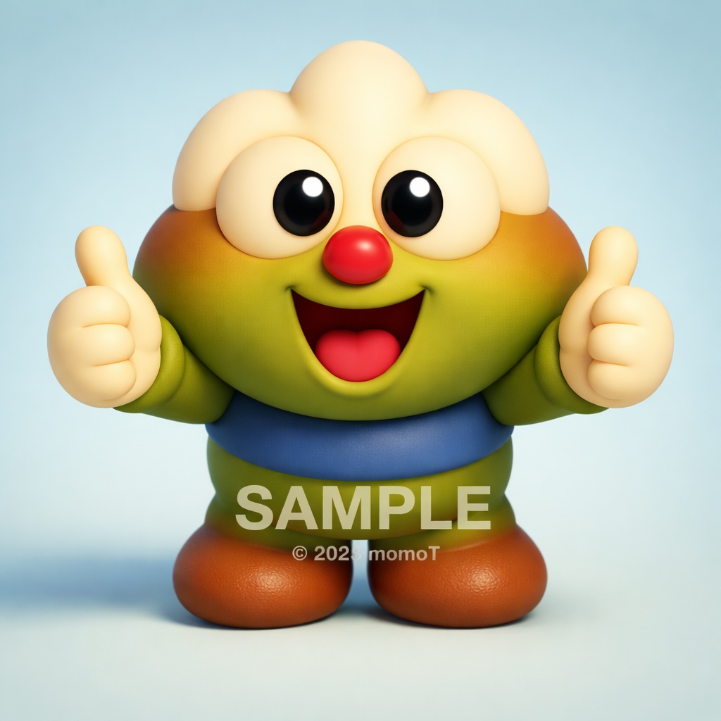 フジヤマ小僧　3Dアイコン完成品　ガンタ