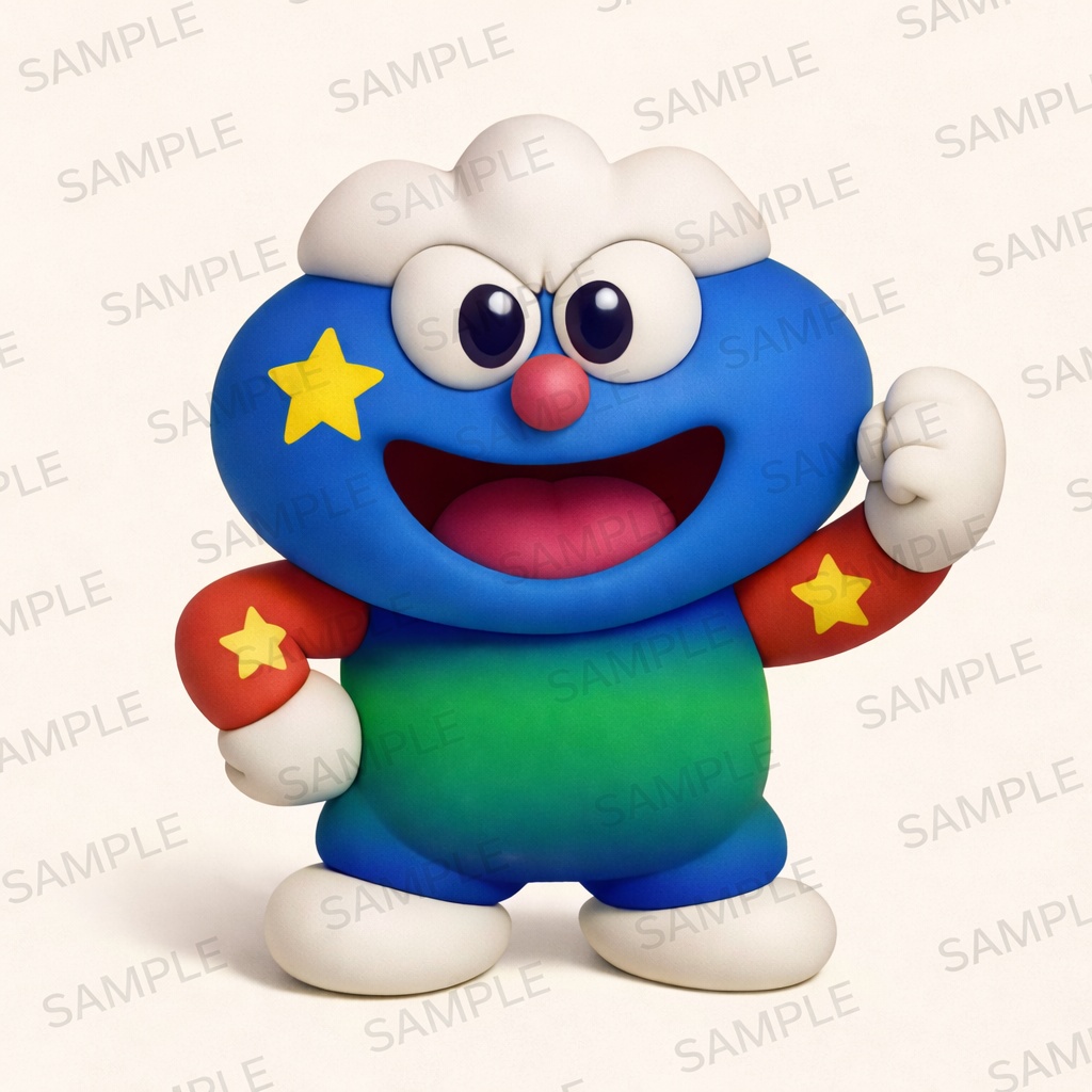 フジヤマ小僧　3Dアイコン完成品 USリッチマン