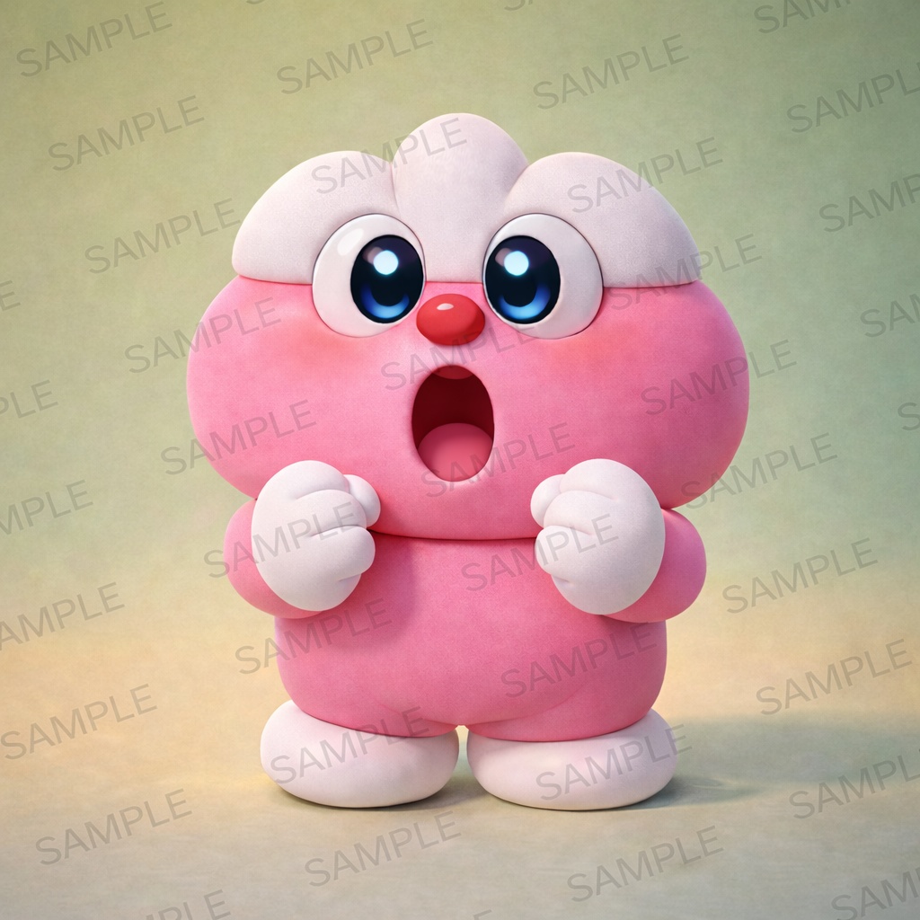 フジヤマ小僧　3Dアイコン完成品　ボータ