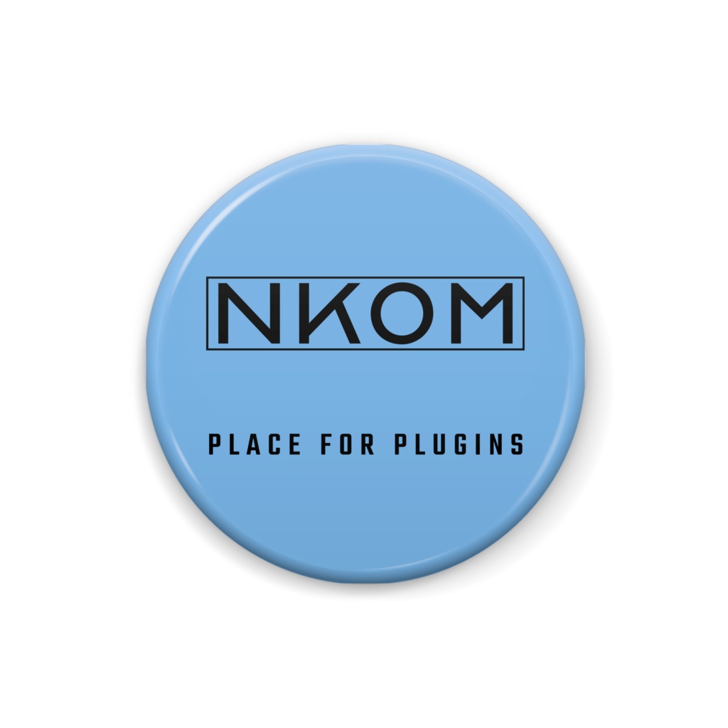 Nkomロゴ缶バッジ