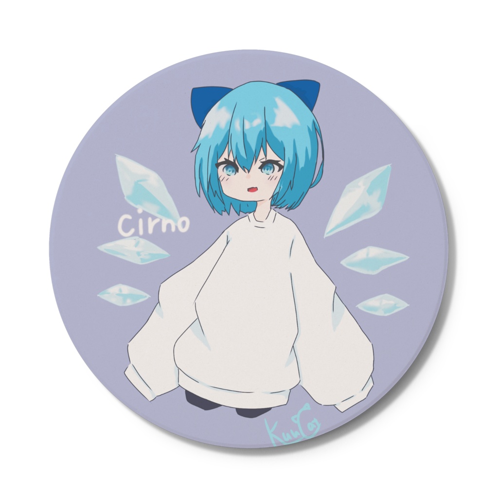 チルノのコースター 円形