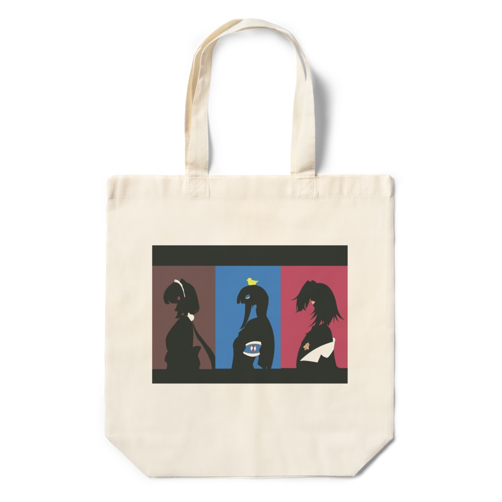 【非公式】さんばか影絵風エコバッグ