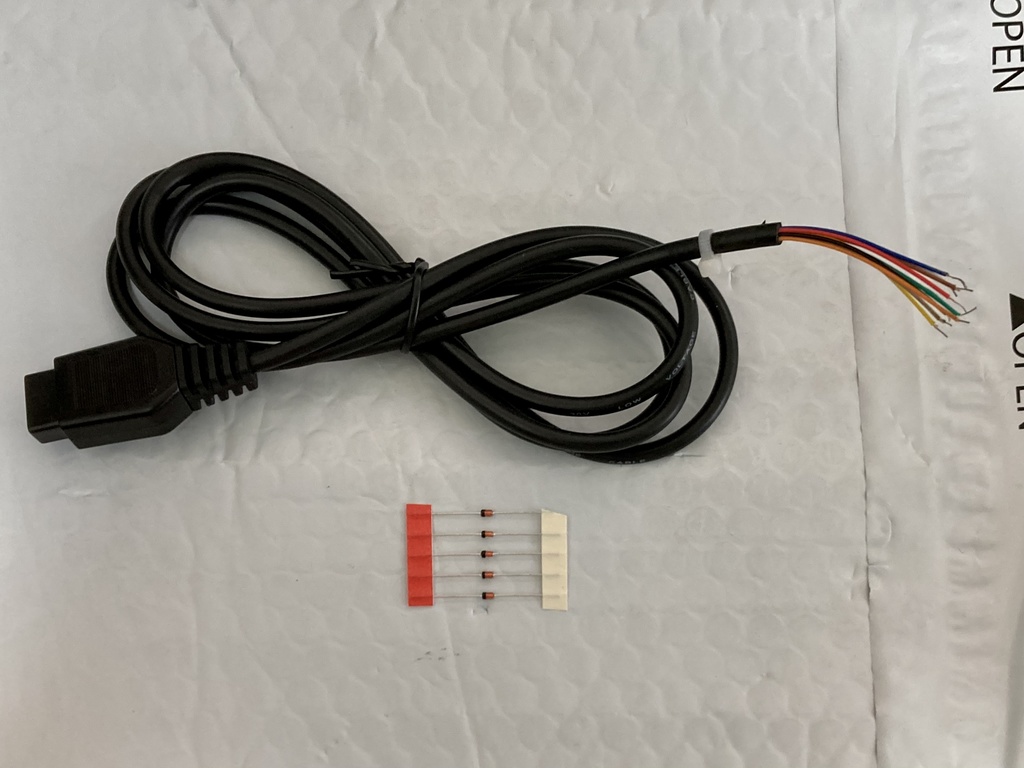 AMP 9ピン互換ケーブル 約1.5m