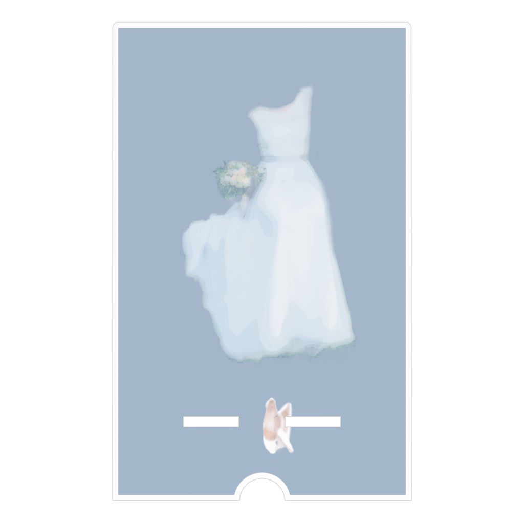 My white dress アクリルスマホスタンド