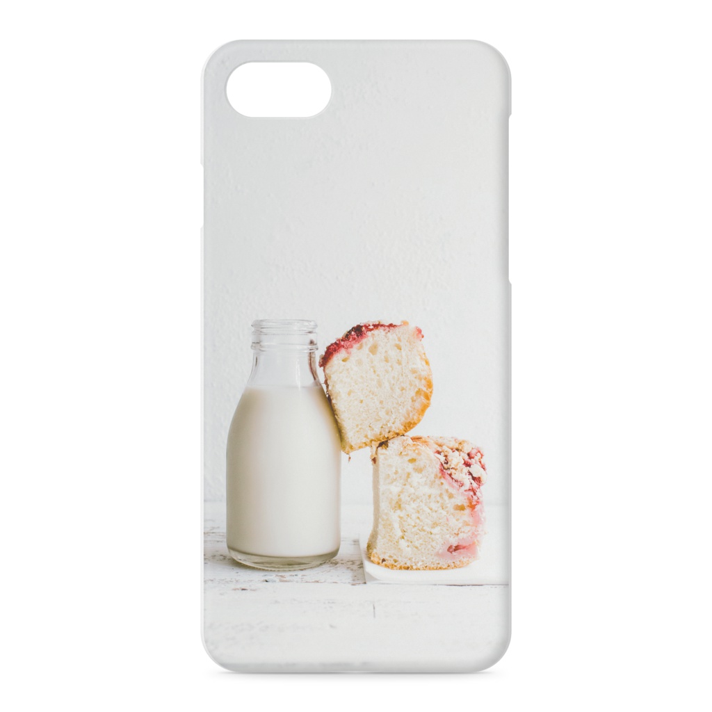 Milk & bread iPhoneケース - iPhone 8 / 7 - 正面印刷のみ