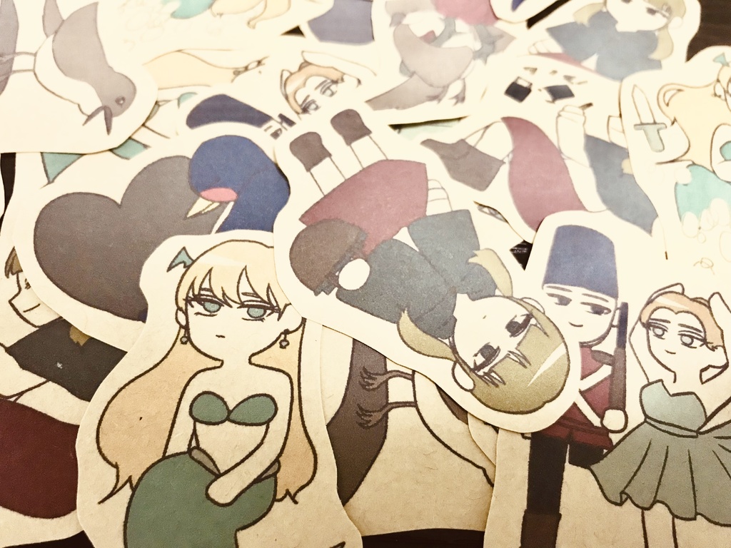 悲しい童話ステッカー