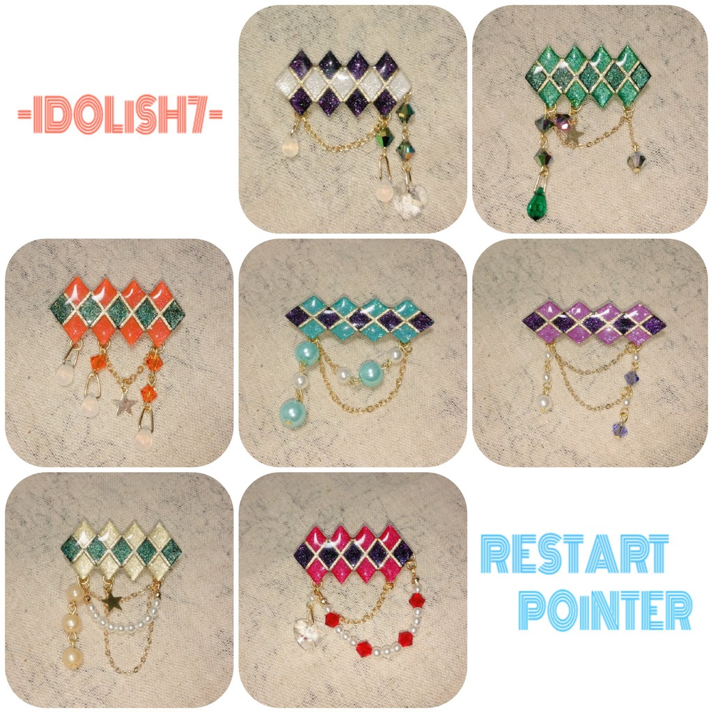 RESTART POiNTERイメージブローチ【各キャラ】