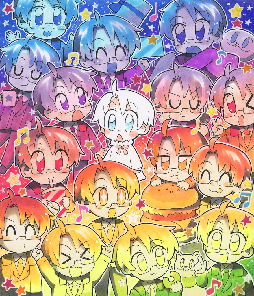 【中色紙】イラスト原画