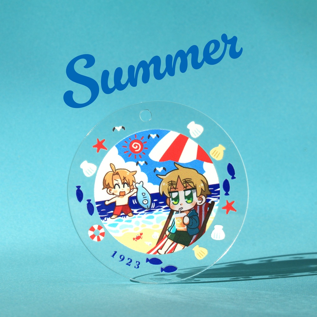 【郵便】1923 key ring