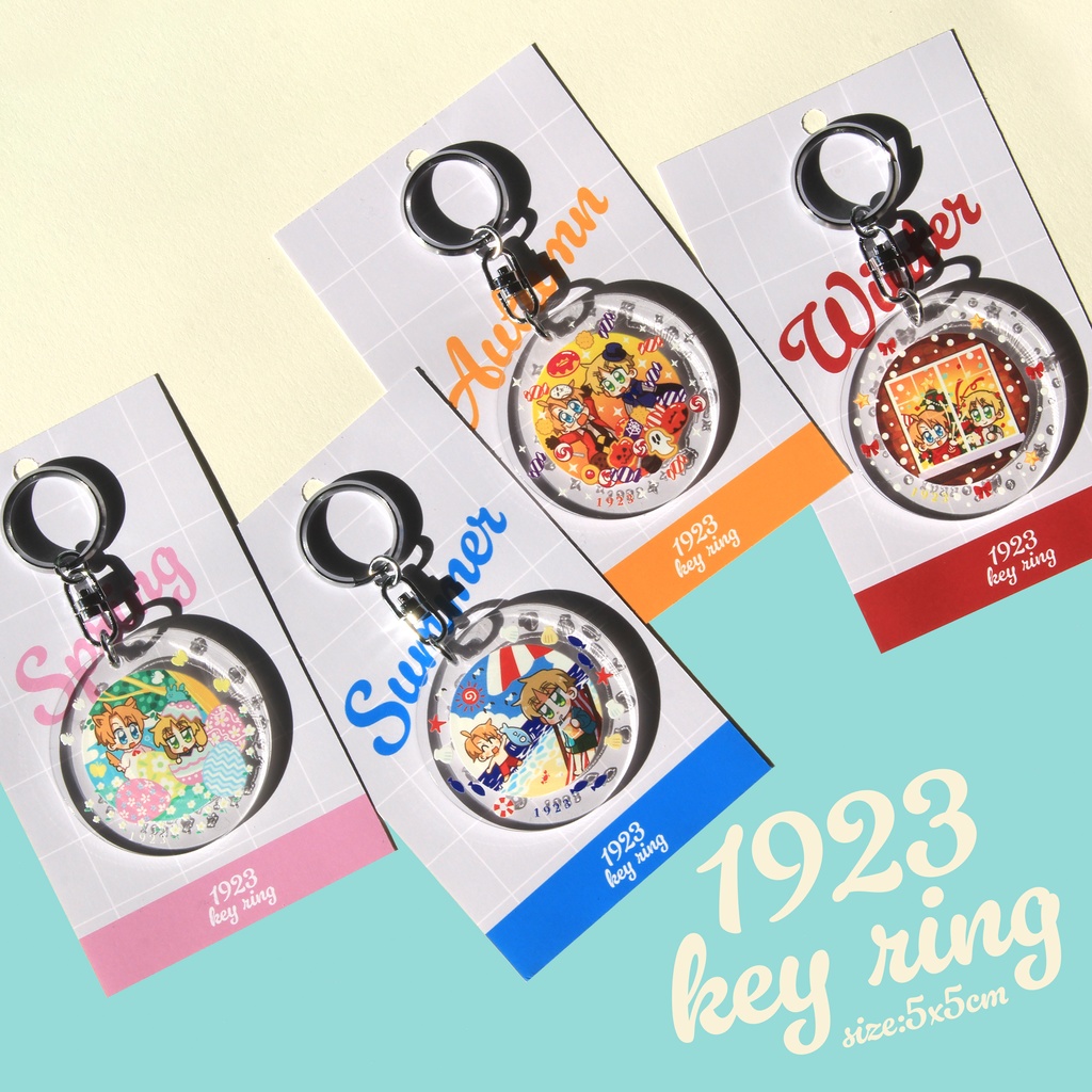 【郵便】1923 key ring